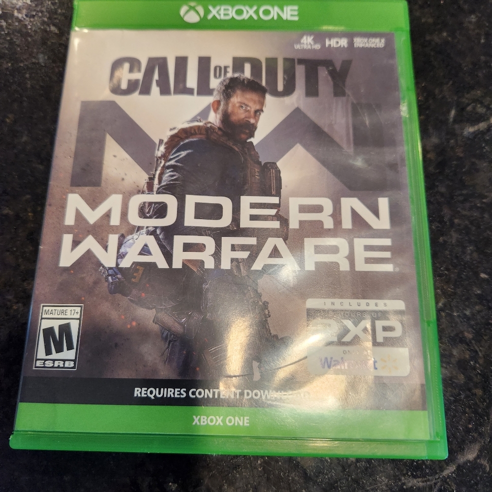 Xbox one Call of Duty Modern Warfare